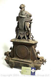 Seth Thomas & Sons Victorian Figural Mantel Clock