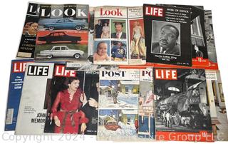 Collection of Vintage Life Magazines