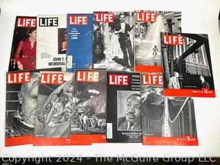 Collection of Vintage Life Magazines