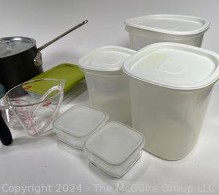 Group of Kitchen Ware Items