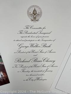 Collection of Presidential Campaign and Inauguration Items for Bush, Clinton and Reagan Administrations