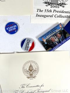 Collection of Presidential Campaign and Inauguration Items for Bush, Clinton and Reagan Administrations