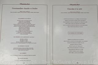 Fontainbleau France Hotel De Ler Ordre L'aigle Noir Restaurant Menus