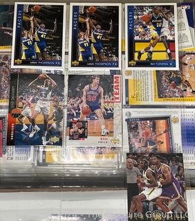 Box of Vintage NBA Basketball Trading Cards