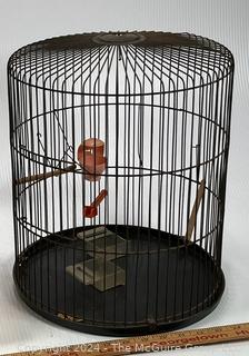 Round Metal Bird Cage