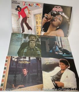 Six (6) Vinyl LP Records: Chuck Mangione, Donna Summer, Simon and Garfunkel, Carole King, Gordon Lightfoot & Michael Jackson’s Thriller