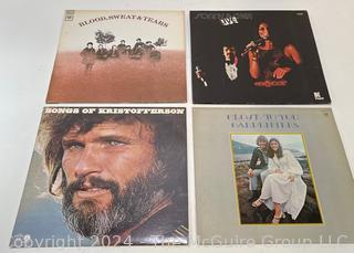 Four (4) Vinyl LP Records - Kris Kristofferson, Blood Sweat & Tears, The Carpenter's and  Sonny & Cher.