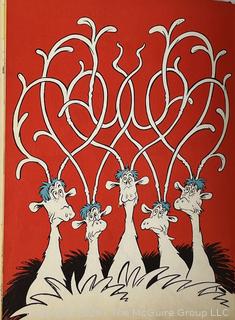 Five (5) Vintage Children's Books Including First Edition IF I Ran a Zoo by Dr. Seuss.  Damage to spine. 