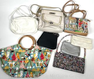 Seven (7) Handbags and Tote Bags