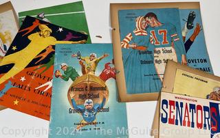 Groveton High School, Fairfax VA Sports Ephemera From the 1950's