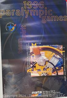 Poster 1996 Paralympic Games, Atlanta, GA