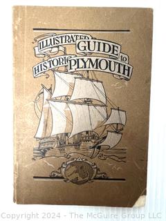 Three (3) Maps of New England Circa 1920 and Book on Plymouth, MA