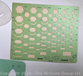 Group of Drafting Templates