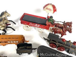 Collection of Cast Iron Miniature Toys