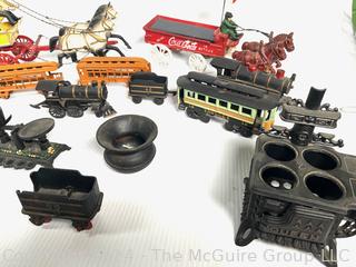 Collection of Cast Iron Miniature Toys