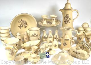 Pfaltzgraff "Village" Stoneware Dinnerware Set, 1976