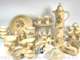 Pfaltzgraff "Village" Stoneware Dinnerware Set, 1976