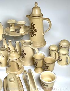 Pfaltzgraff "Village" Stoneware Dinnerware Set, 1976