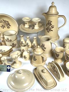 Pfaltzgraff "Village" Stoneware Dinnerware Set, 1976