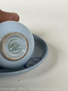 Nine (9) Porcelain Teacups and Saucers, Mixed Patterns, Mostly Continental