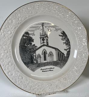 Six (6) Souvenir and Travel Transferware Porcelain Plates