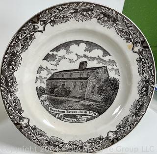 Six (6) Souvenir and Travel Transferware Porcelain Plates