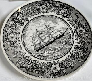 Six (6) Souvenir and Travel Transferware Porcelain Plates