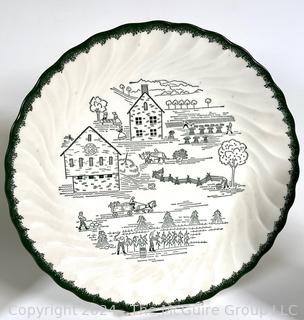 Three (3) US Transferware Plates