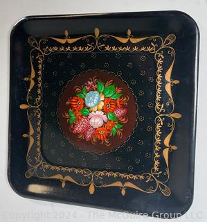 Hand Painted Pottery Plates Trays and Planters