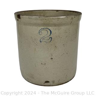 Two Gallon Stoneware Crock