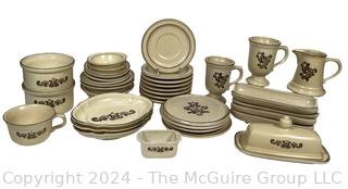 Pfaltzgraff "Village" Stoneware Dinnerware Set, 1976