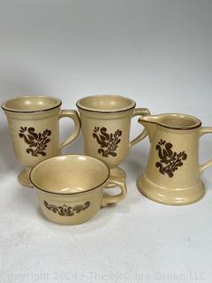 Pfaltzgraff "Village" Stoneware Dinnerware Set, 1976