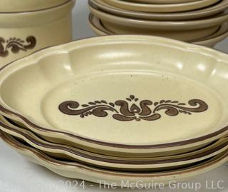 Pfaltzgraff "Village" Stoneware Dinnerware Set, 1976