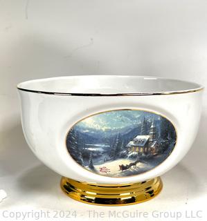 Crystal and Thomas Kincade Porcelain Bowl