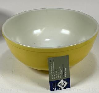 M.A. Hadley Pottery Serving, Pyrex Mixing Bowl and Creamer