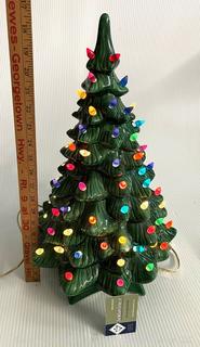 Ceramic Lighted Christmas Tree