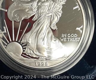 1998 One Ounce Proof American Eagle Silver Coin