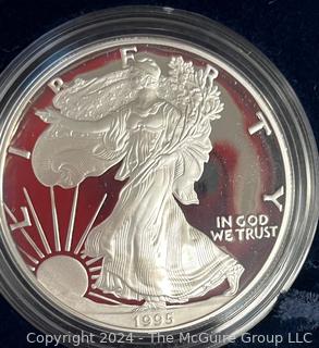 1995 One Ounce Proof American Eagle Silver Coin