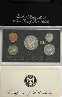 1994 US Mint Proof Set Silver Coin Set