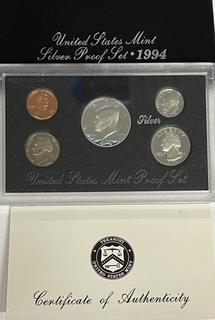 1994 US Mint Proof Set Silver Coin Set