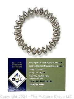 Silver Tone "Slinky" Bracelet