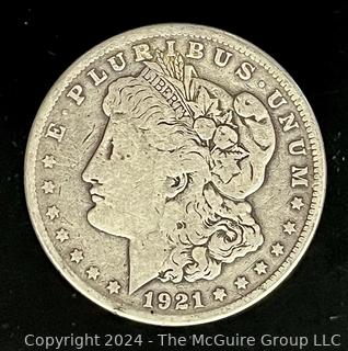 1921 S Morgan Silver Dollar Coin