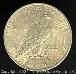 1922 Peace Silver Dollar Coin