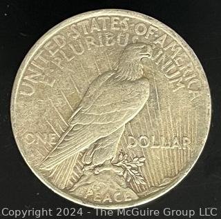 1922 Peace Silver Dollar Coin