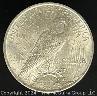 1922 Peace Silver Dollar Coin