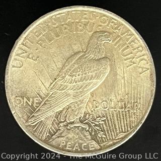 1922 Peace Silver Dollar Coin