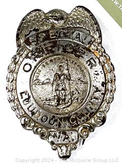 Loudon County Special Officer Shield Badge