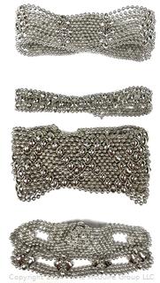 Four (4) SG Liquid Metal Bracelets by Serguio Gutierrez