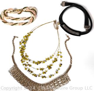 Four (4) Costume Jewelry Necklaces