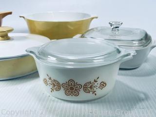 Corning Ware & Pyrex Glass Refrigerator Dishes and Casseroles 